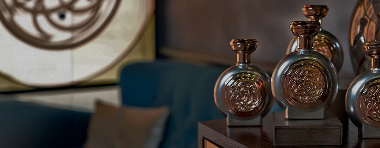 Boadicea bottles on a table 